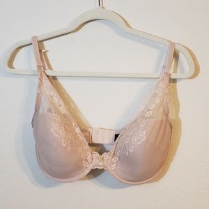 Natori 32G Plunge Bra Lace Lightly Padded